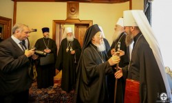 Постійні члени Священного Синоду УПЦ зустрілися з Патріархом Константинопольським Варфоломієм